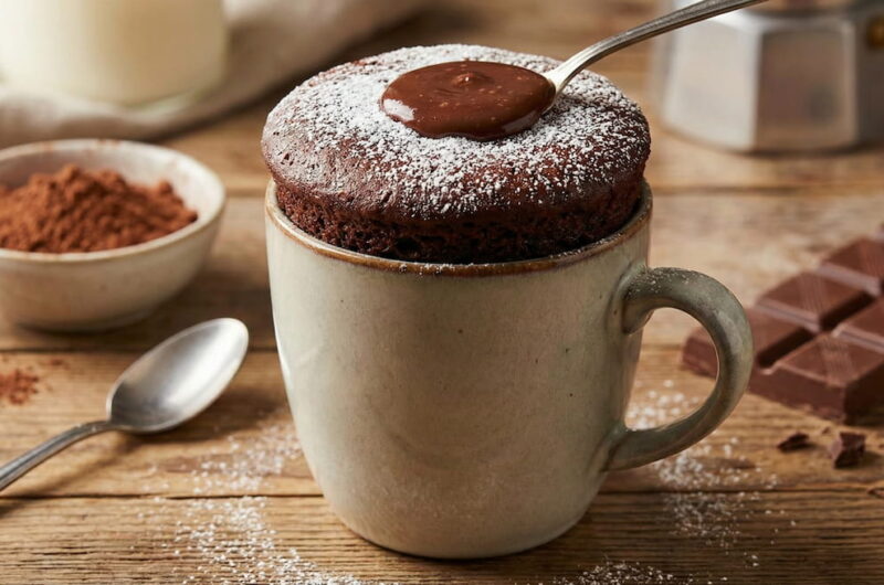 Deser z mikrofalówki, który przebija tradycyjne ciasta — 90 sekund do słodkiego nieba!