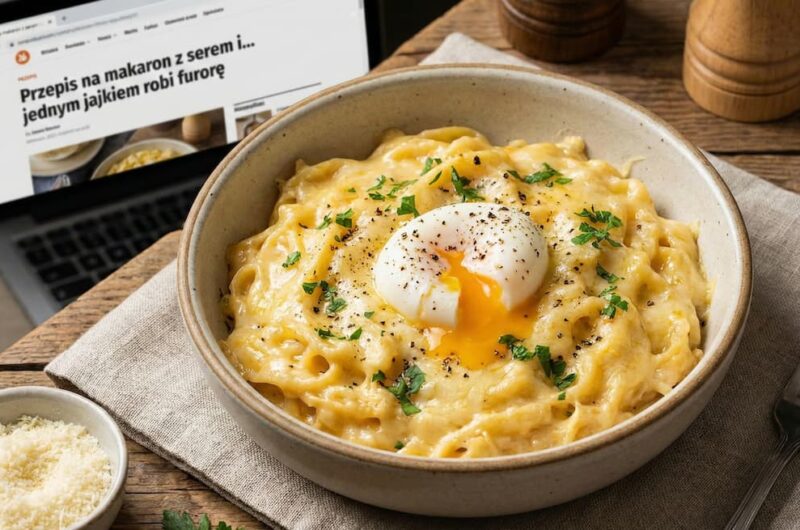 Nie uwierzysz, co się stanie, gdy dodasz jedno jajko do makaronu z serem - 3-składnikowy hit TikToka!